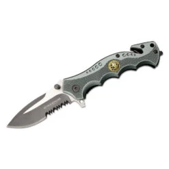 Couteau Pliant Multi-fonctions Swat Res-Q Manche Aluminium Boker Magnum