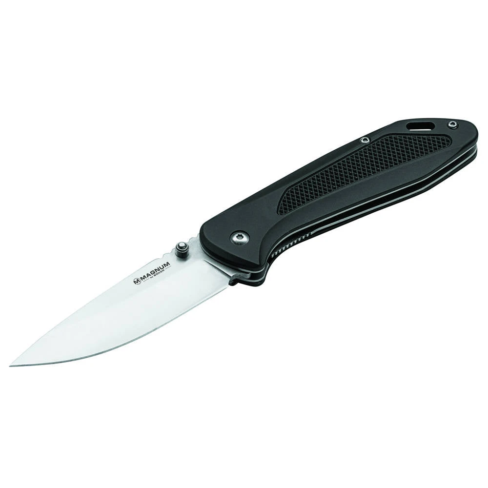 Couteau De Poche Advance Checkering Black Manche Aluminium Boker Magnum 1 Couteau De Poche Advance Checkering Black Manche Aluminium Boker Magnum