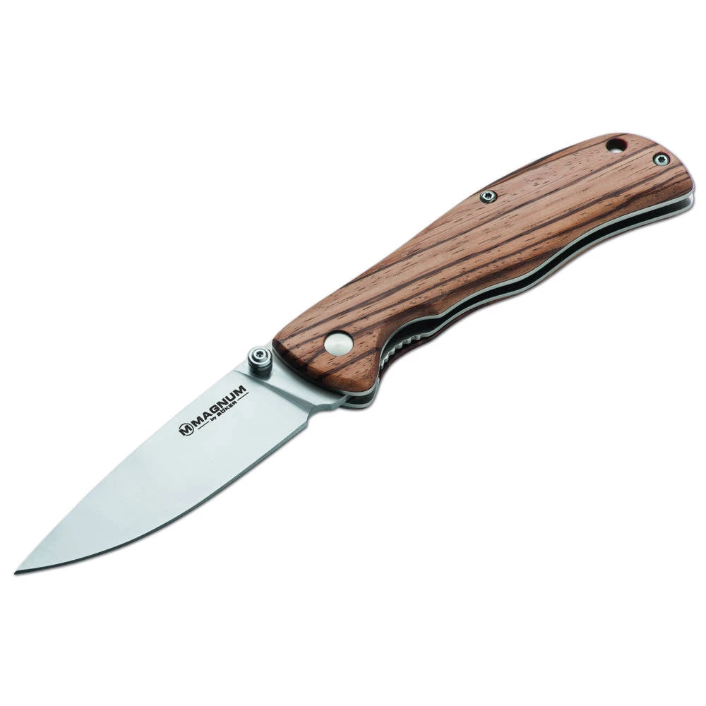 Couteau De Poche Backpacker Manche Bois Boker Magnum 1 Couteau De Poche Backpacker Manche Bois Boker Magnum
