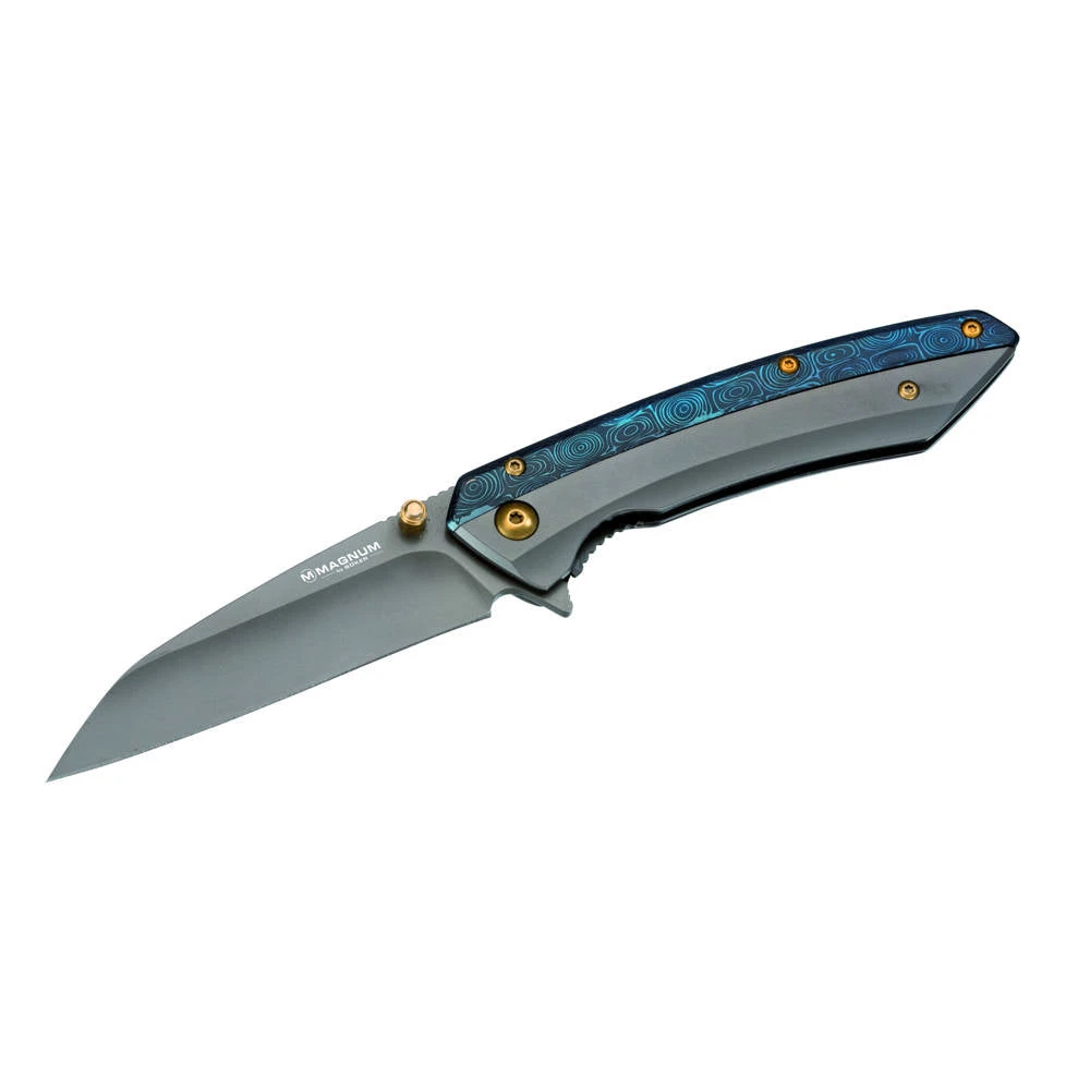 Couteau De Poche Cobalt Manche Acier Boker Magnum 1 Couteau De Poche Cobalt Manche Acier Boker Magnum