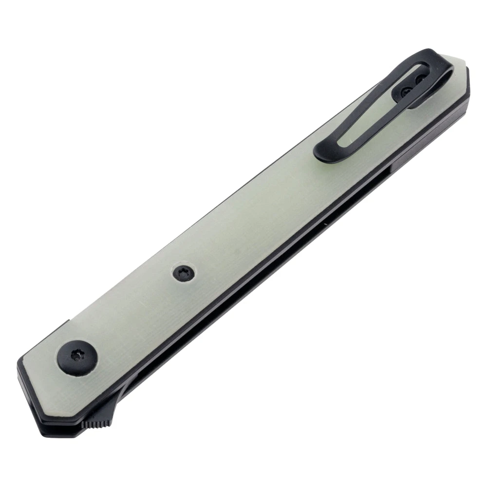 Couteau De Poche Kwaiken Air Mini G10 Jade Manche G10 Boker Plus 4 Couteau De Poche Kwaiken Air Mini G10 Jade Manche G10 Boker Plus - Image 4