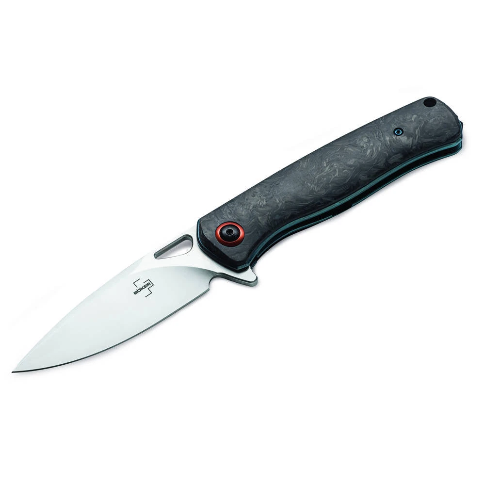 Couteau De Poche Nebula Manche Carbone Boker Plus 1 Couteau De Poche Nebula Manche Carbone Boker Plus