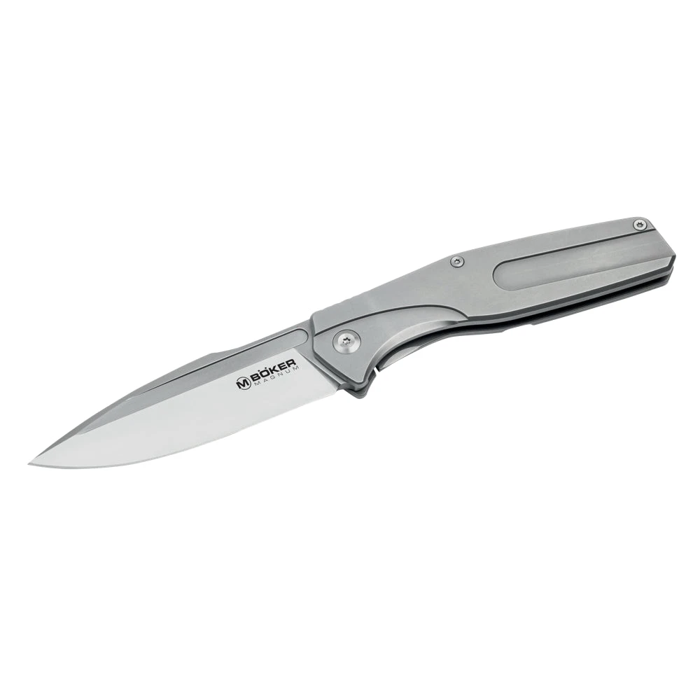 Couteau De Poche The Milled One Manche Acier Boker Magnum 1 Couteau De Poche The Milled One Manche Acier Boker Magnum