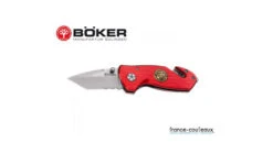 Couteau De Poche Navy Corps Des Marines En Rouge Boker