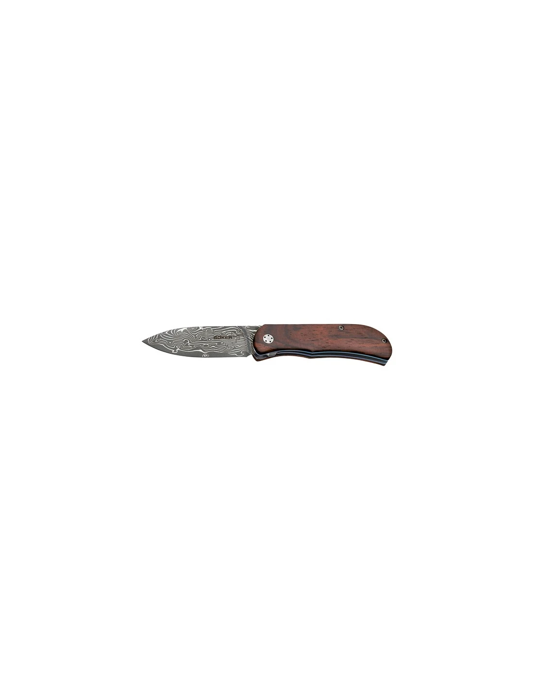 Couteau Pliant Boker Plus Exskelibur II Cocobolo Damascus 1 Couteau Pliant Boker Plus Exskelibur II Cocobolo Damascus